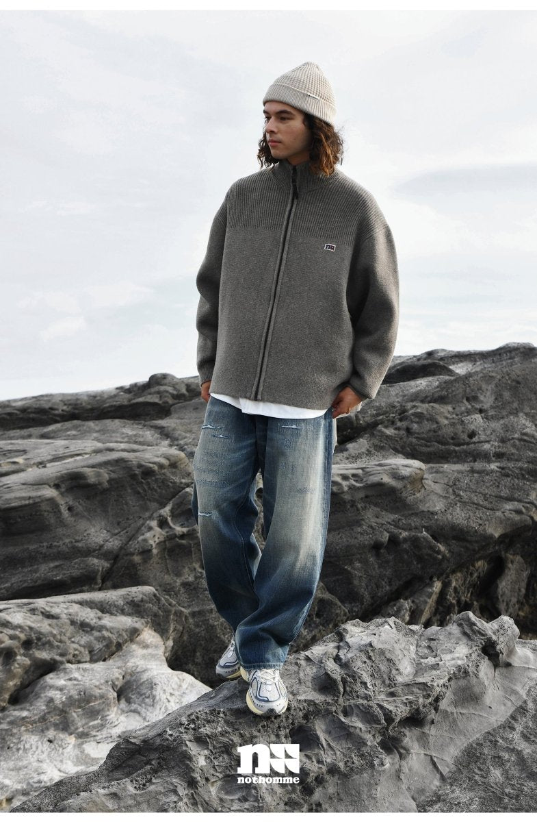 Zip knit blouson N2899 - NNine