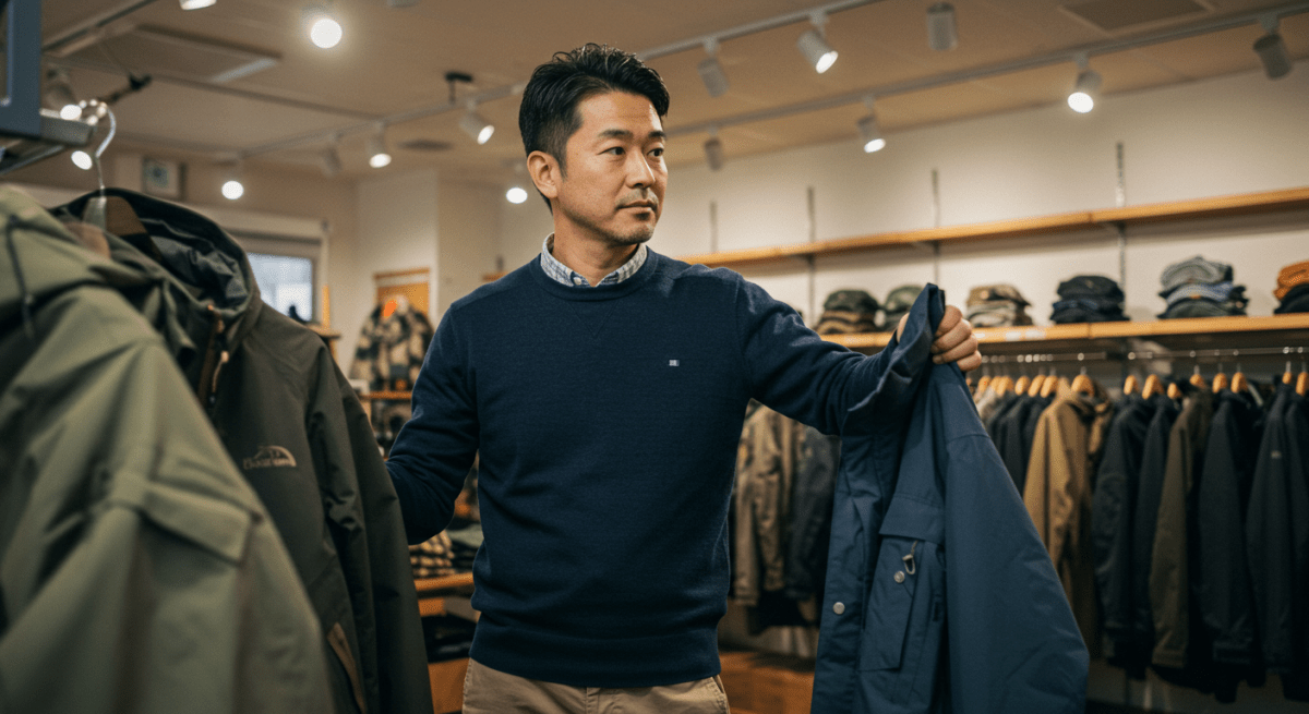 40代メンズ真似したくなる！アウトドアファッションコーデ集【季節別】 - ファッション通販NNine（ナイン）