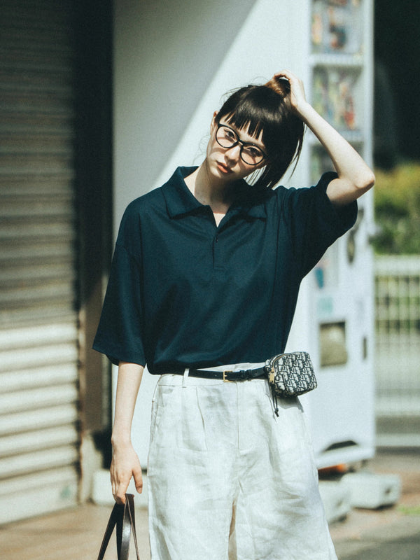Quick Dry Polo Shirt Cool Touch / 速乾 ポロシャツ 半袖 冷感 高機能素材 N5343