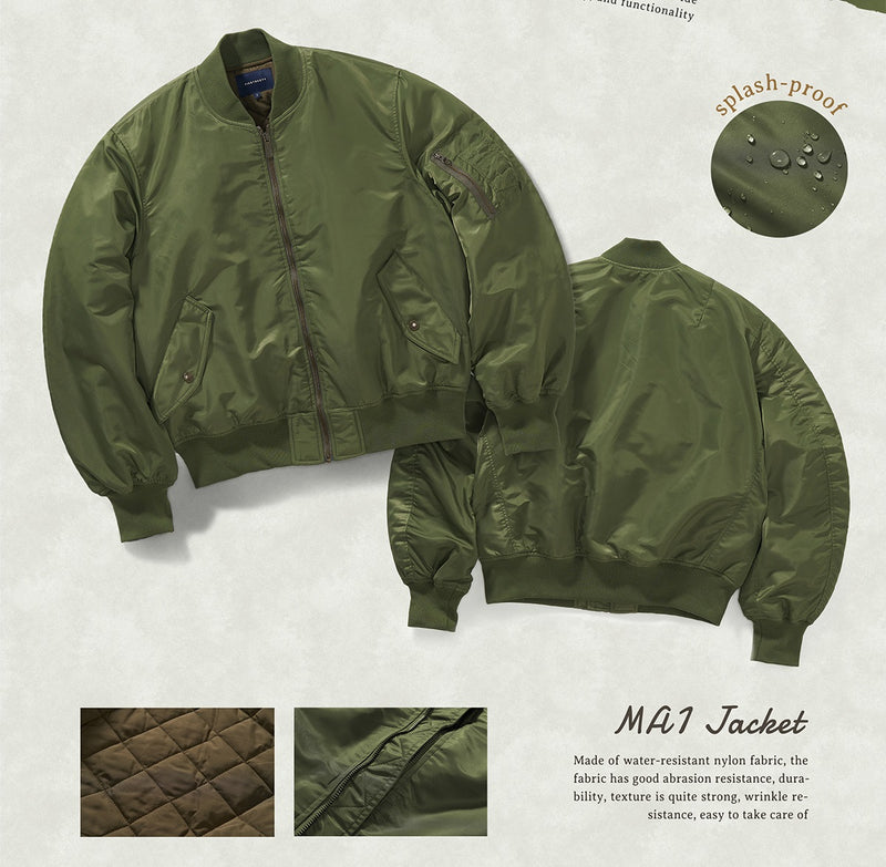 MA1 flight jacket with padding   N4772