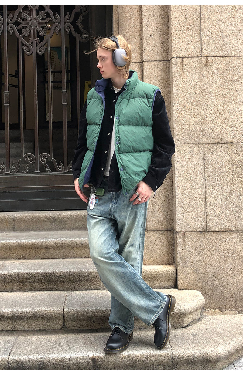 Reversible down vest / リバーシブルダウンベスト  N2661