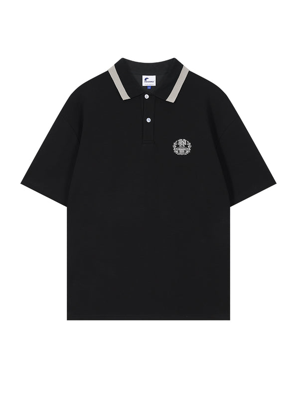 College style functional polo shirt / カレッジ風ポロシャツ  N3744