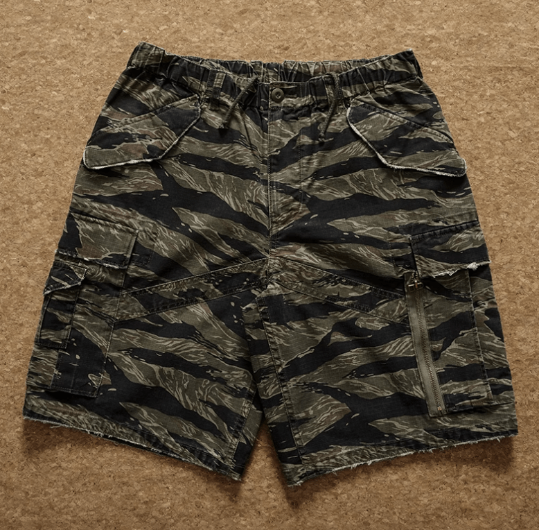 カモフラージュハーフパンツ コットン100% メンズ レディース 春夏 / Camouflage Shorts N5483 - メンズファッション通販 NNine(ナイン)