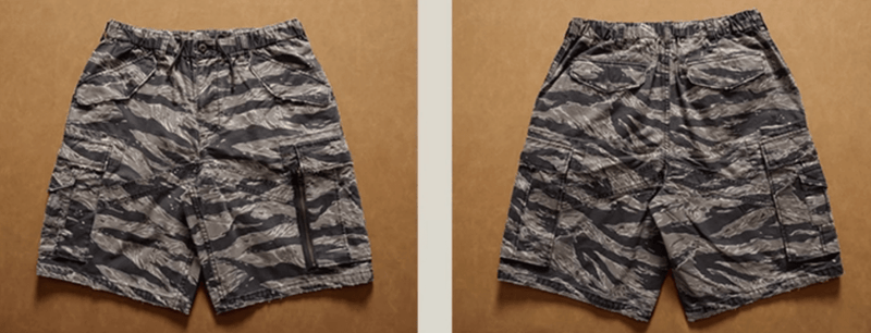 カモフラージュハーフパンツ コットン100% メンズ レディース 春夏 / Camouflage Shorts N5483 - メンズファッション通販 NNine(ナイン)