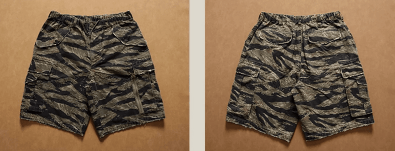カモフラージュハーフパンツ コットン100% メンズ レディース 春夏 / Camouflage Shorts N5483 - メンズファッション通販 NNine(ナイン)