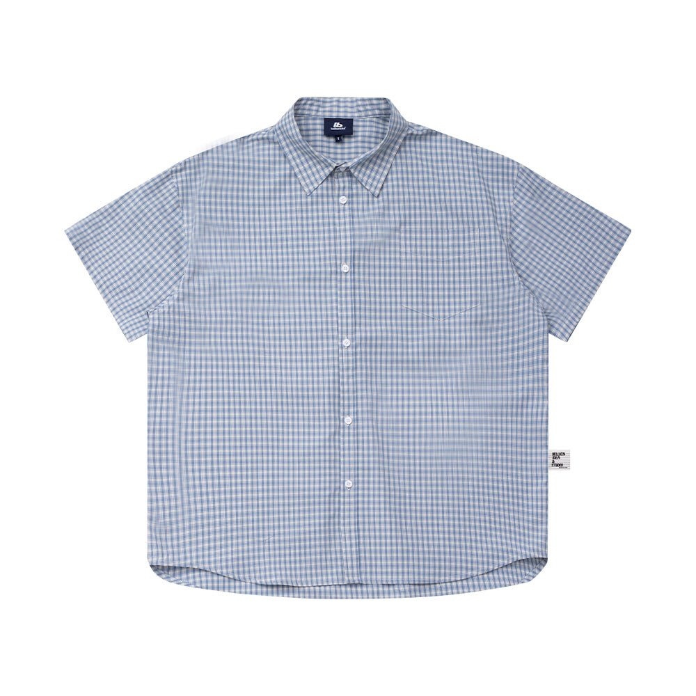 チェックシャツコットン100%オーバーサイズ / Check Shirt N5479 - メンズファッション通販 NNine(ナイン)