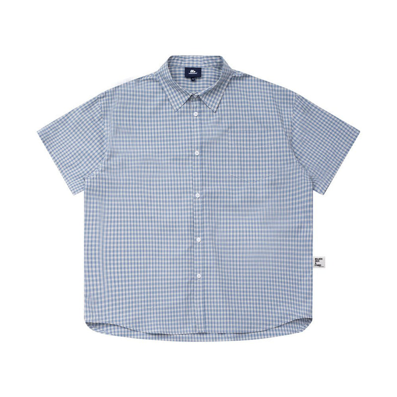 チェックシャツコットン100%オーバーサイズ / Check Shirt N5479 - メンズファッション通販 NNine(ナイン)