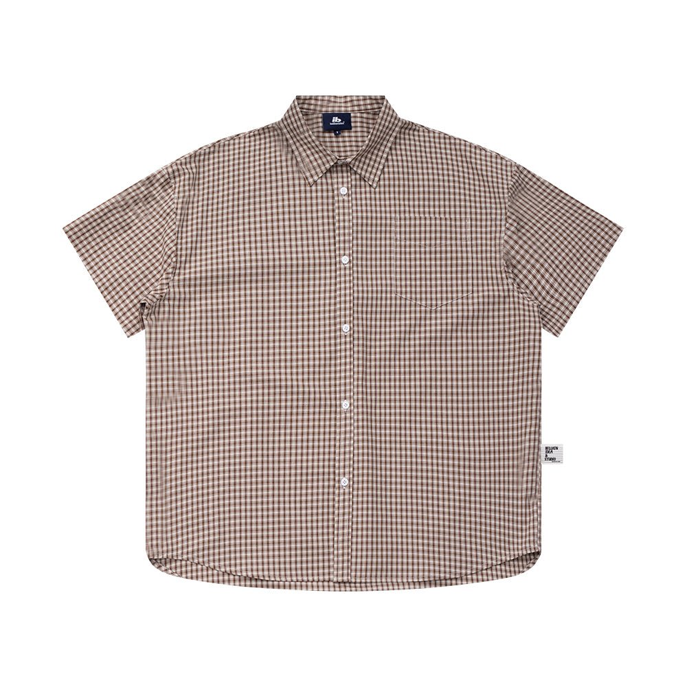 チェックシャツコットン100%オーバーサイズ / Check Shirt N5479 - メンズファッション通販 NNine(ナイン)