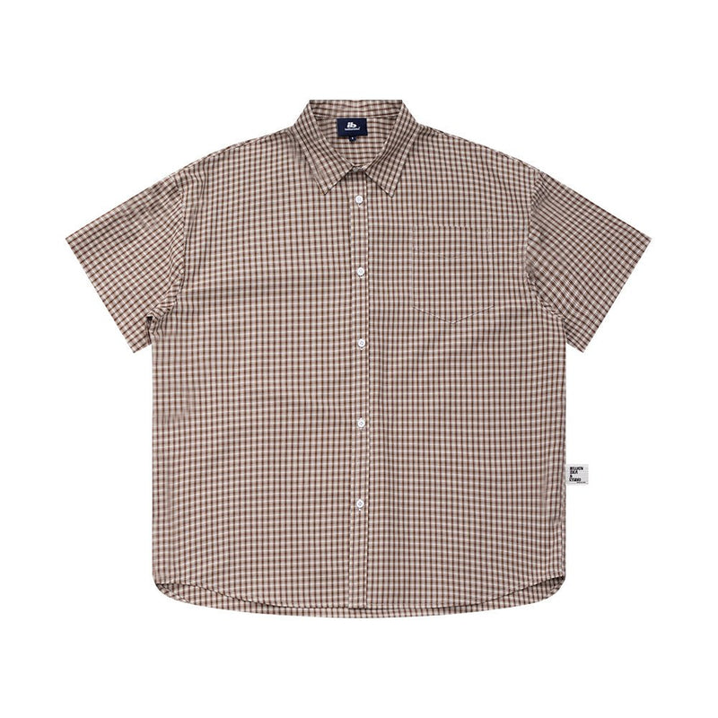 チェックシャツコットン100%オーバーサイズ / Check Shirt N5479 - メンズファッション通販 NNine(ナイン)