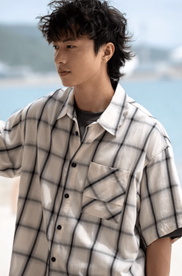 コットンチェックシャツ 綿100% 半袖 / Cotton Check Shirt N5492 - メンズファッション通販 NNine(ナイン)