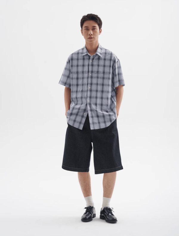 レトロチェックシャツ メンズ レディース 綿100% 長袖｜Retro Check SHIRT N5370 - メンズファッション通販 NNine(ナイン)