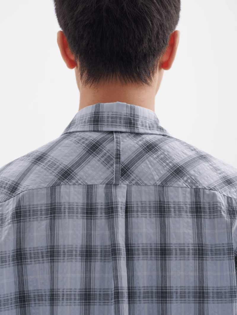 レトロチェックシャツ メンズ レディース 綿100% 長袖｜Retro Check SHIRT N5370 - メンズファッション通販 NNine(ナイン)