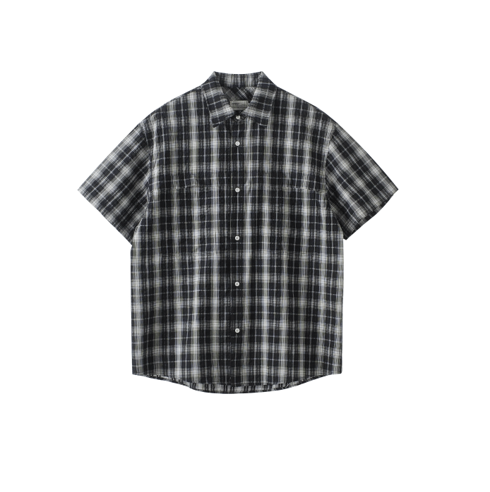 レトロチェックシャツ メンズ レディース 綿100% 長袖｜Retro Check SHIRT N5370 - メンズファッション通販 NNine(ナイン)