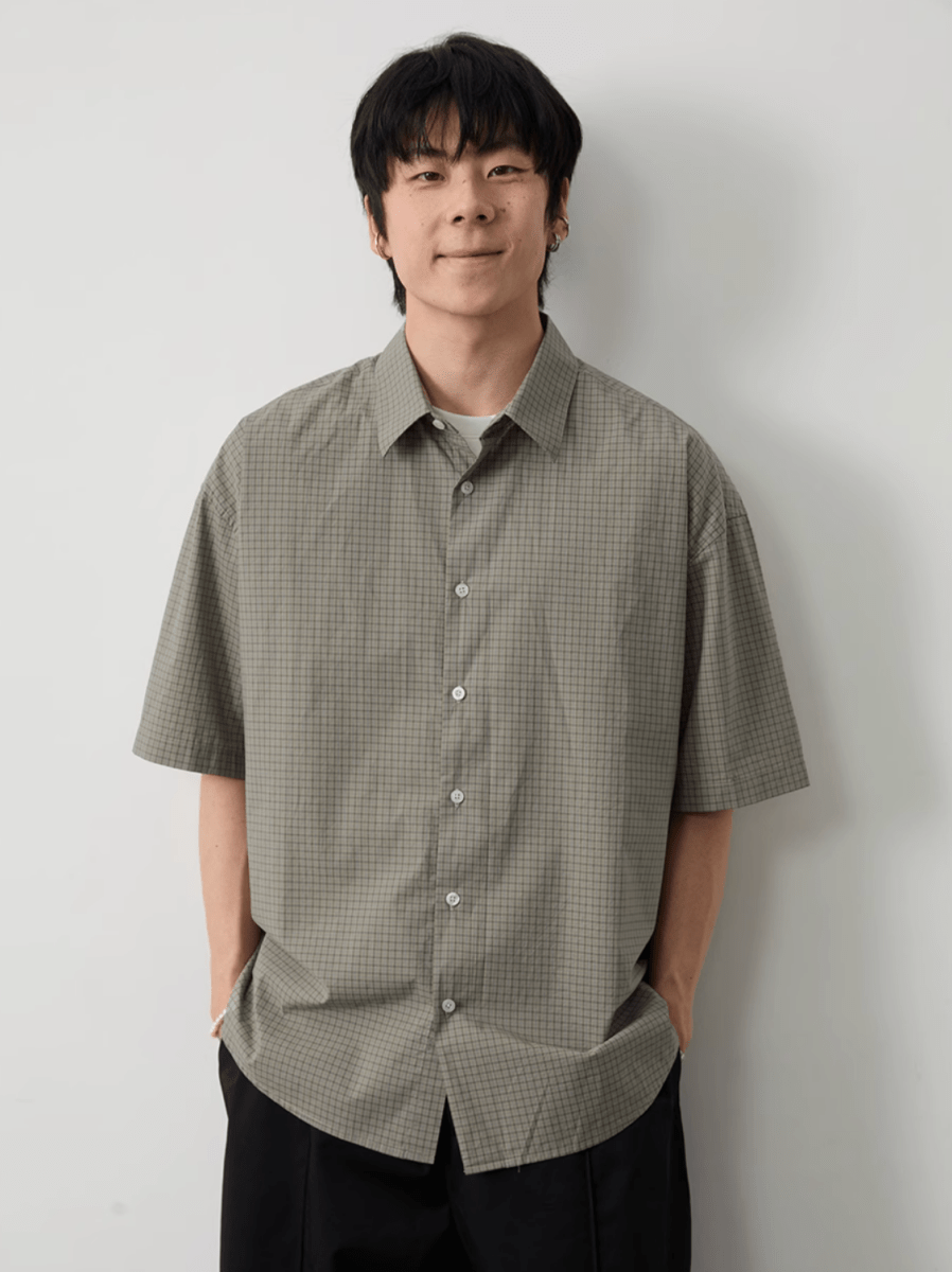 レトロリトルチェックシャツ メンズ レディース 綿100% 長袖｜Retro Little Check SHIRT N5400 - メンズファッション通販 NNine(ナイン)