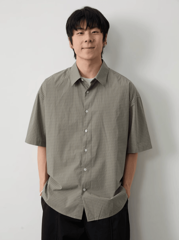 レトロリトルチェックシャツ メンズ レディース 綿100% 長袖｜Retro Little Check SHIRT N5400 - メンズファッション通販 NNine(ナイン)