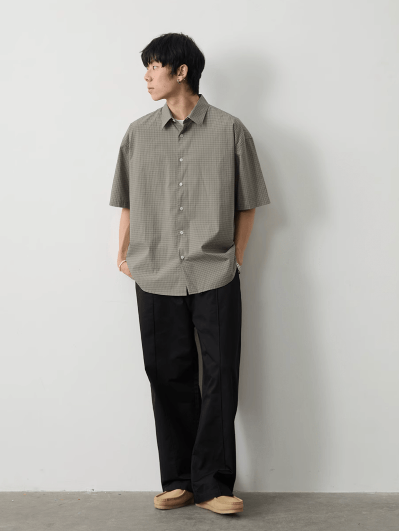 レトロリトルチェックシャツ メンズ レディース 綿100% 長袖｜Retro Little Check SHIRT N5400 - メンズファッション通販 NNine(ナイン)