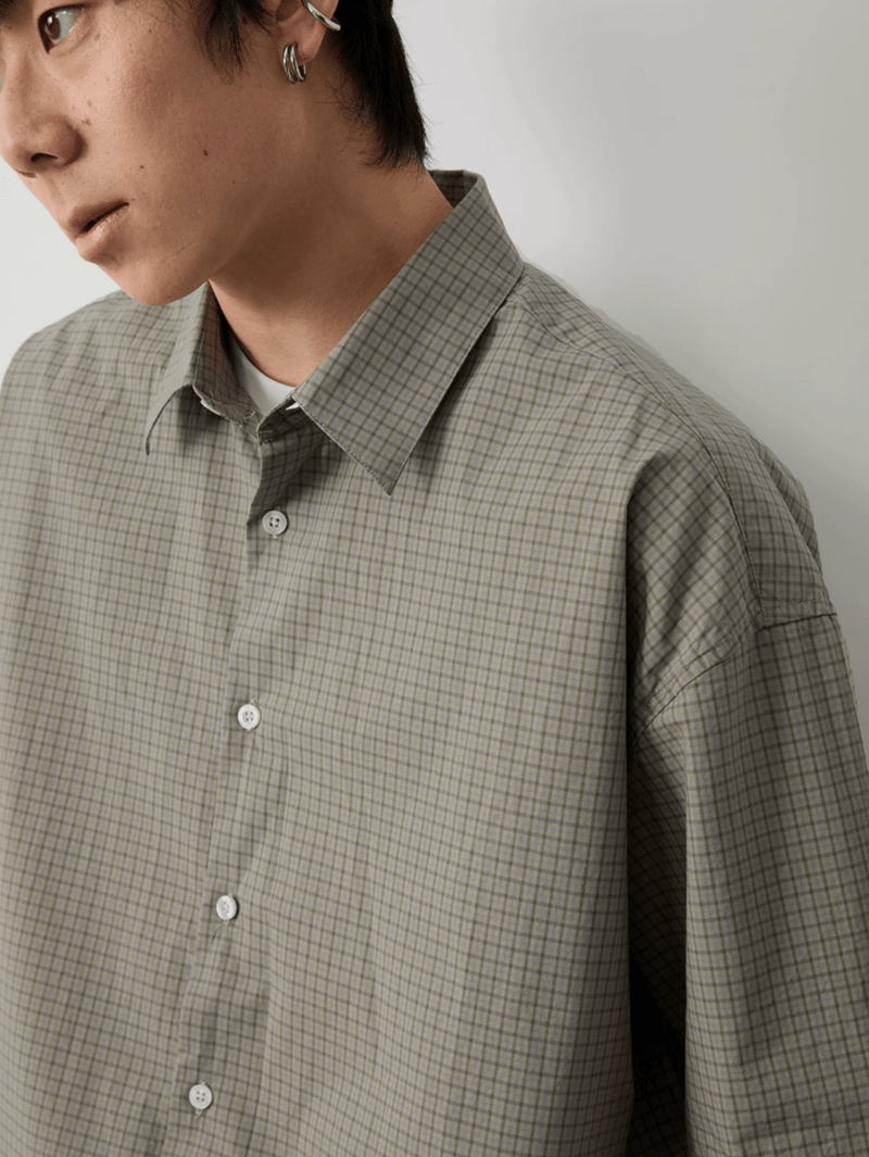 レトロリトルチェックシャツ メンズ レディース 綿100% 長袖｜Retro Little Check SHIRT N5400 - メンズファッション通販 NNine(ナイン)