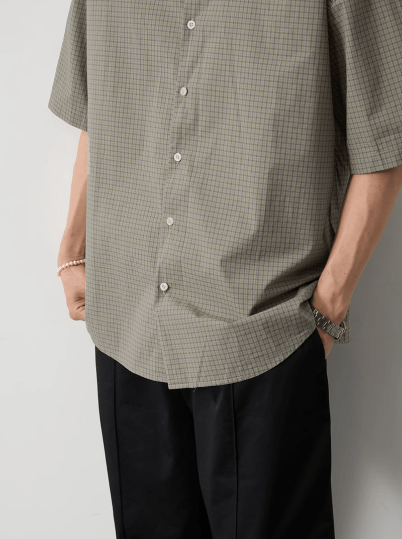 レトロリトルチェックシャツ メンズ レディース 綿100% 長袖｜Retro Little Check SHIRT N5400 - メンズファッション通販 NNine(ナイン)
