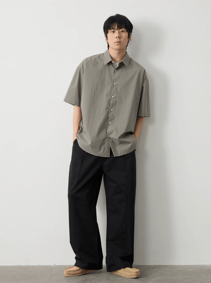レトロリトルチェックシャツ メンズ レディース 綿100% 長袖｜Retro Little Check SHIRT N5400 - メンズファッション通販 NNine(ナイン)