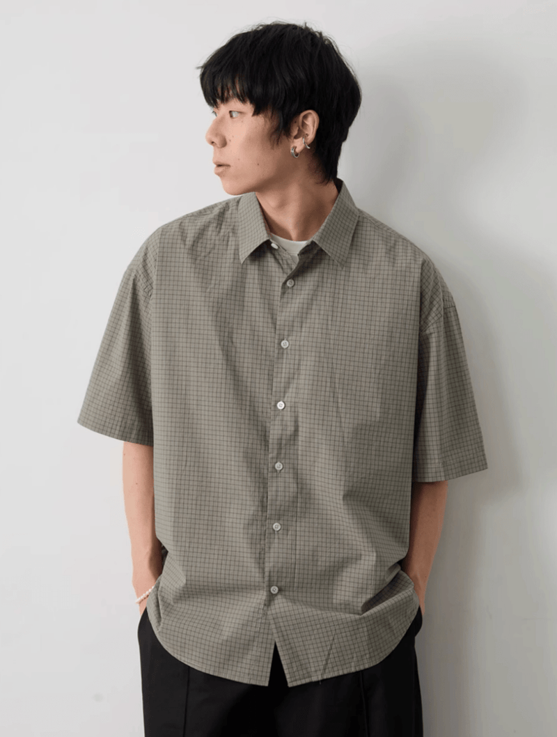 レトロリトルチェックシャツ メンズ レディース 綿100% 長袖｜Retro Little Check SHIRT N5400 - メンズファッション通販 NNine(ナイン)