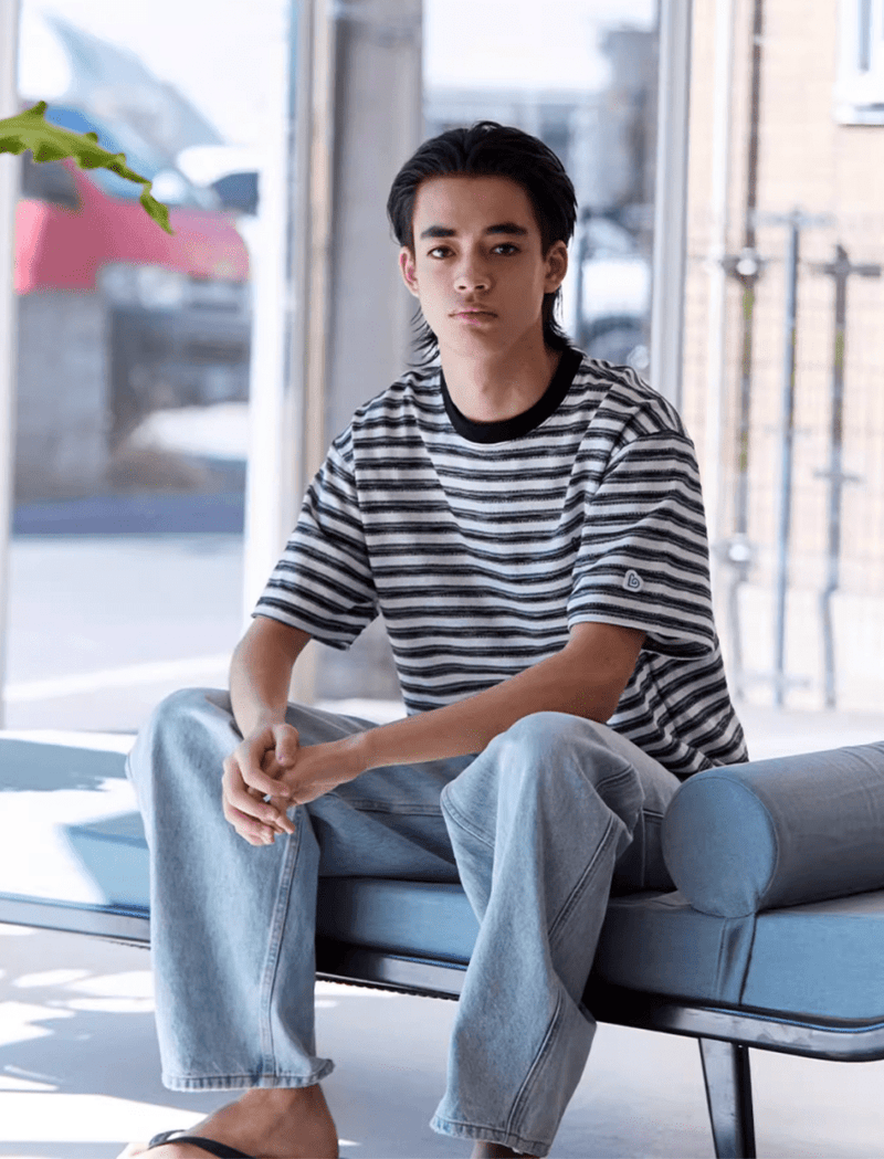 【爽やか定番】メンズ コットン100% ボーダーTシャツ 半袖 夏 | CLASSIC BORDER T - SHIRT N5219 - ファッション通販 NNine(ナイン)