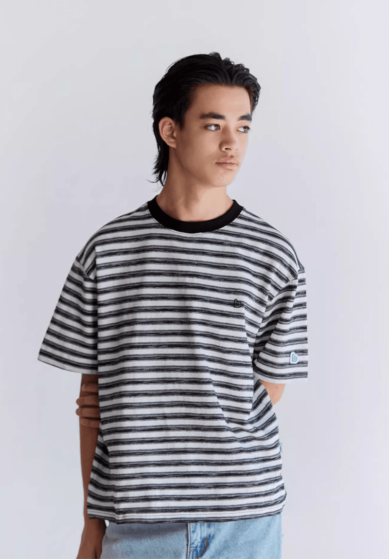 【爽やか定番】メンズ コットン100% ボーダーTシャツ 半袖 夏 | CLASSIC BORDER T - SHIRT N5219 - ファッション通販 NNine(ナイン)