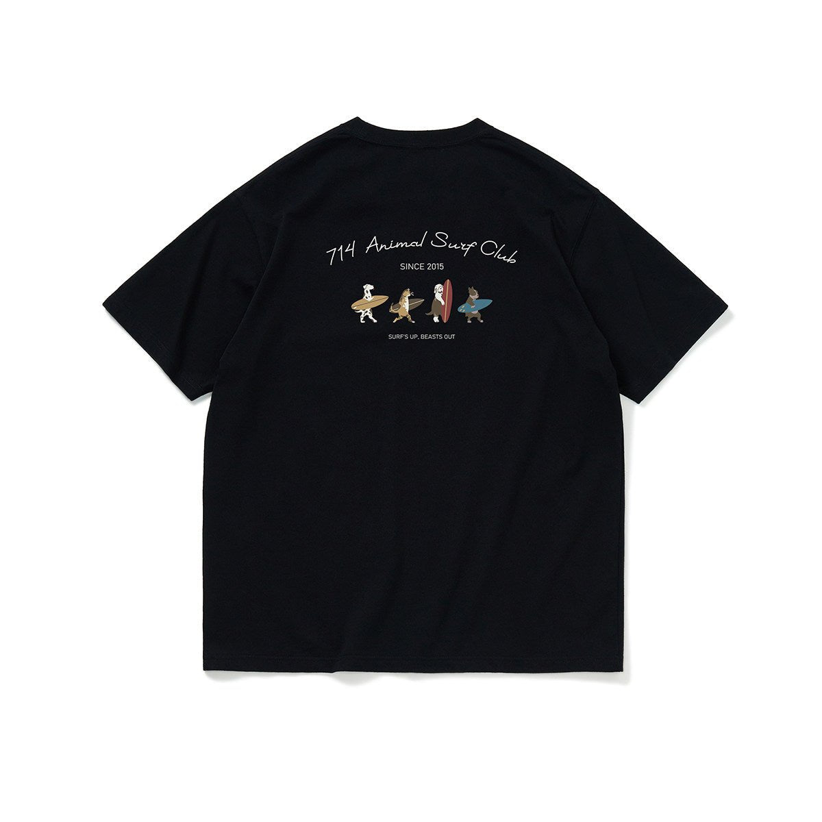 コットン100% アニマルサーフ プリントTシャツ N6738 - ファッション通販NNine（ナイン）