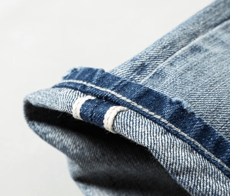 ウォッシュストレートデニムパンツ コットン100% / Washed Straight Denim N5500 - ファッション通販NNine（ナイン）