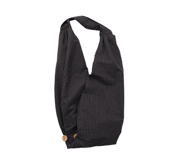 レトロチェッククロスボディバッグ メンズ レディース 綿100%｜Retro Check Crossbody BAG N5346 - メンズファッション通販 NNine(ナイン)