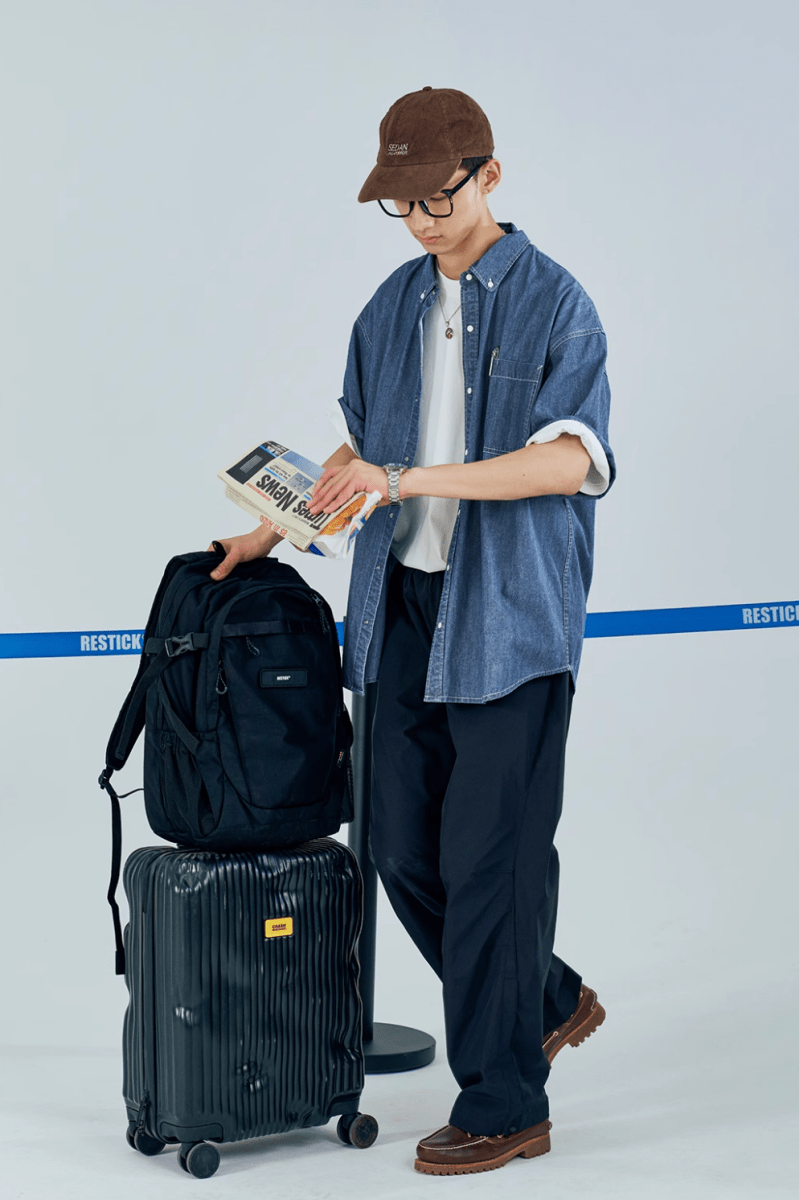 レトロデニムオックスフォードシャツ メンズ レディース 綿100%｜Retro Denim Oxford SHIRT N5376 - メンズファッション通販 NNine(ナイン)