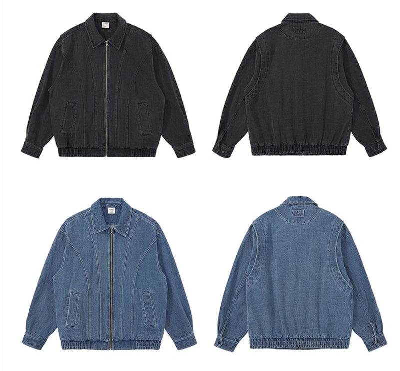 【12.7oz】zip denim jacket / ヘビーウエイトデニムジャケット N4280 - NNine