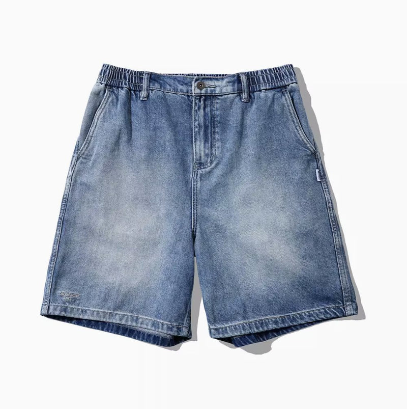 【12oz】light blue denim shorts / リヨセル繊維ブレンドデニムハーフパンツ N3986 - NNine