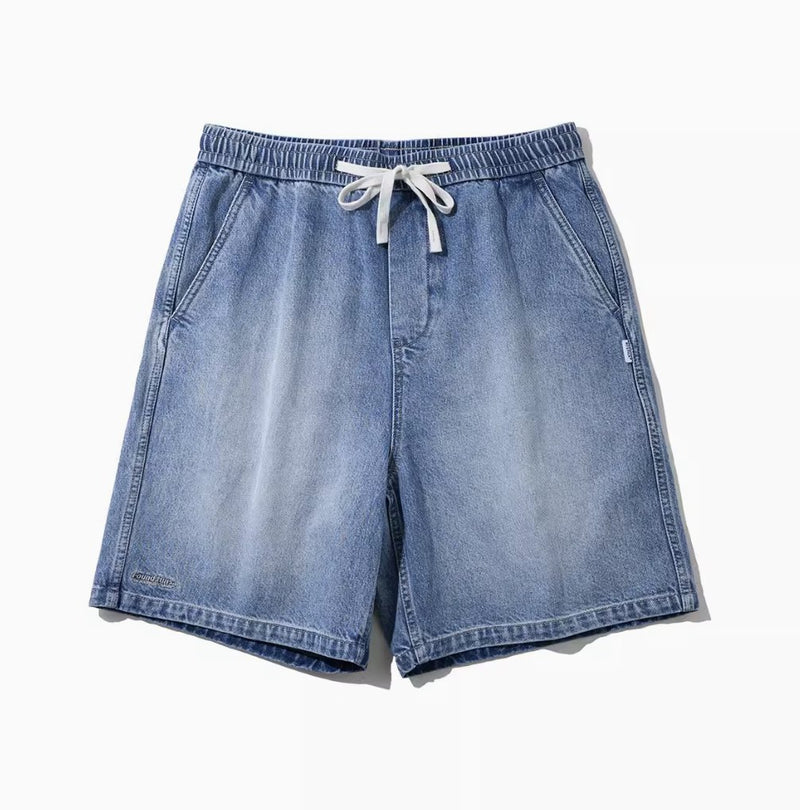 【12oz】light blue denim shorts / リヨセル繊維ブレンドデニムハーフパンツ N3986 - NNine