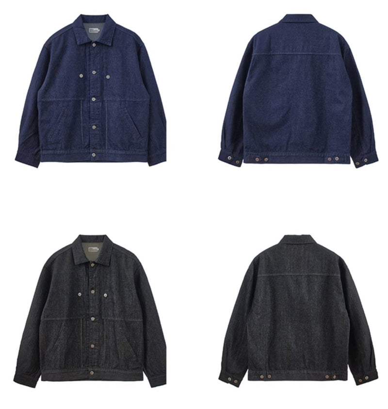 【12oz】short denim jacket N4340 - NNine