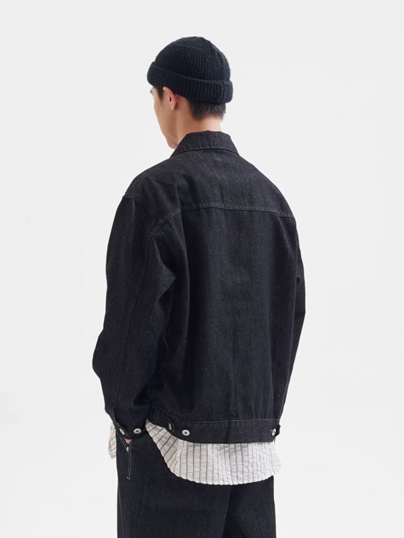 【12oz】short denim jacket N4340 - NNine