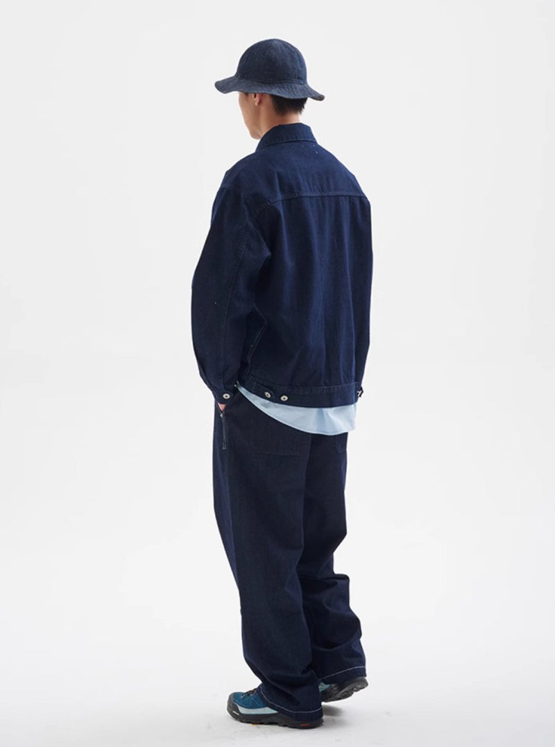 【12oz】short denim jacket N4340 - NNine