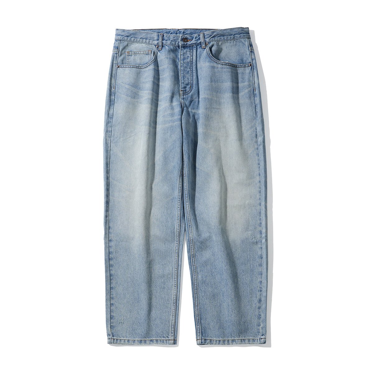 【13.1オンス】Washed distressed denim pants N3569 - NNine