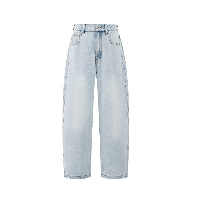 13.5oz アイスブルー・カーブワイドデニム N5578 - ファッション通販NNine（ナイン）
