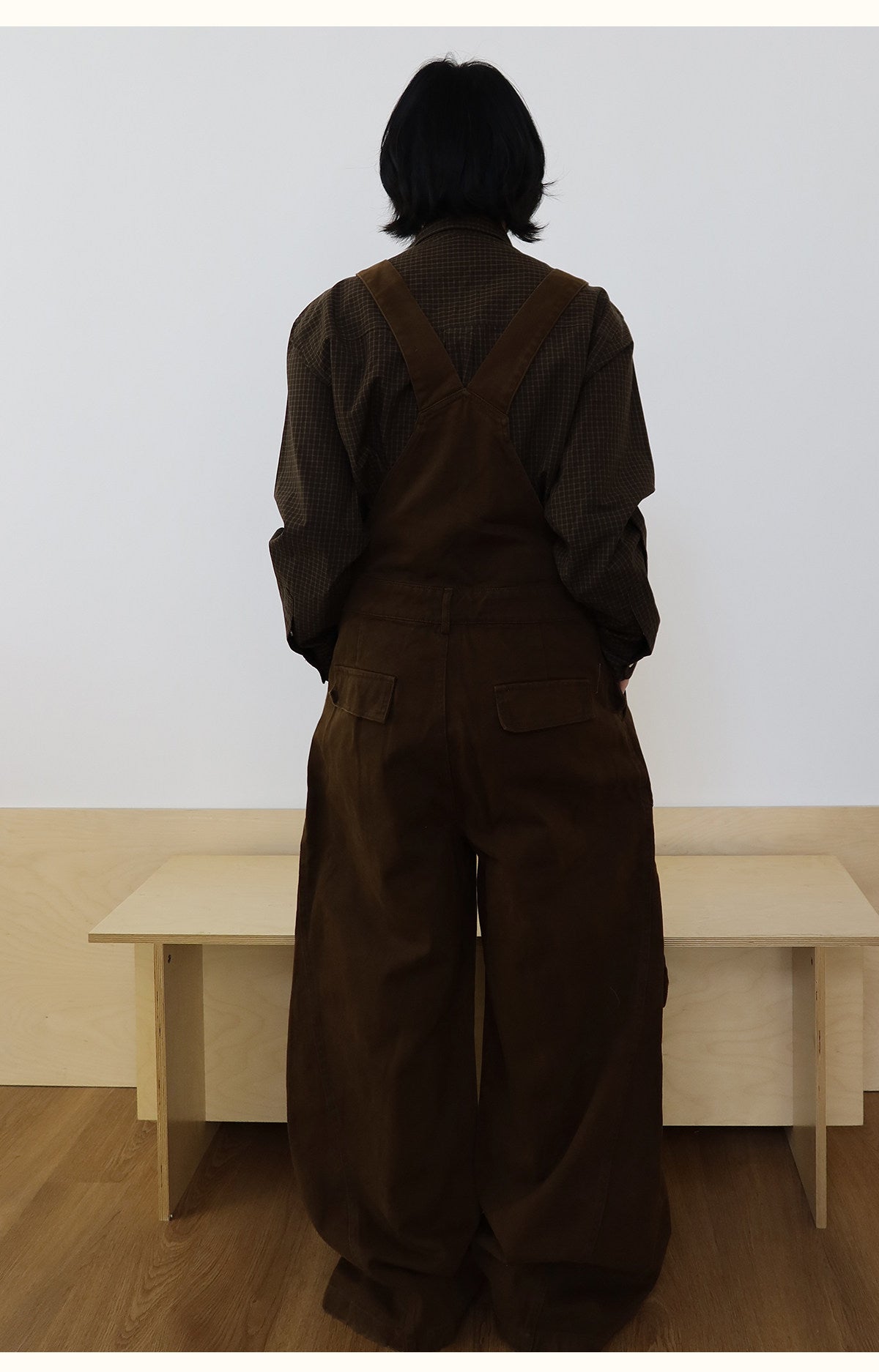 ヴィンテージ ルーズフィット ワイドオーバーオール N6411