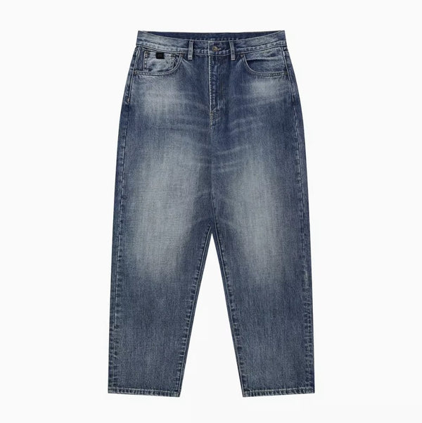 【13オンス】washed straight denim pants / ヘビーウエイトジーンズ N4077 - NNine