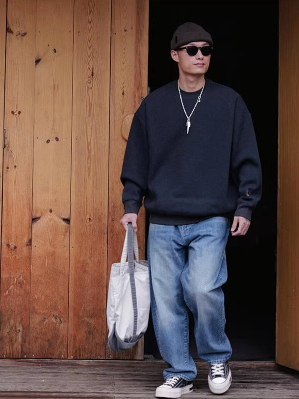 【13オンス】washed straight denim pants / ヘビーウエイトジーンズ N4077 - NNine