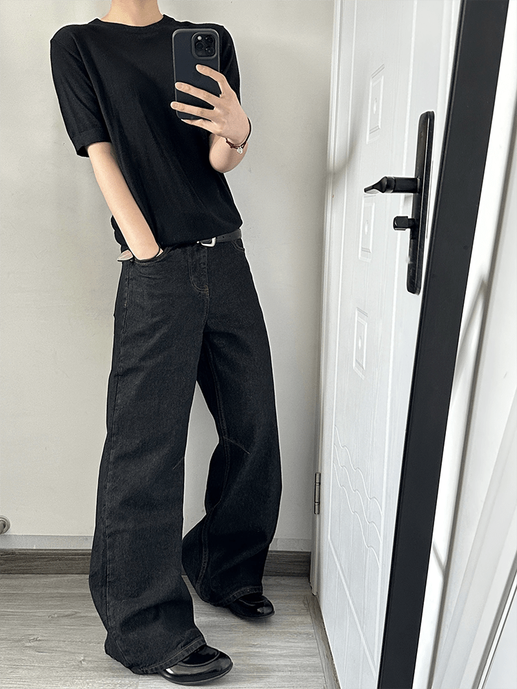 岡山 14.5oz セルビッジ バギーワイドデニム N6813 - ファッション通販NNine（ナイン）