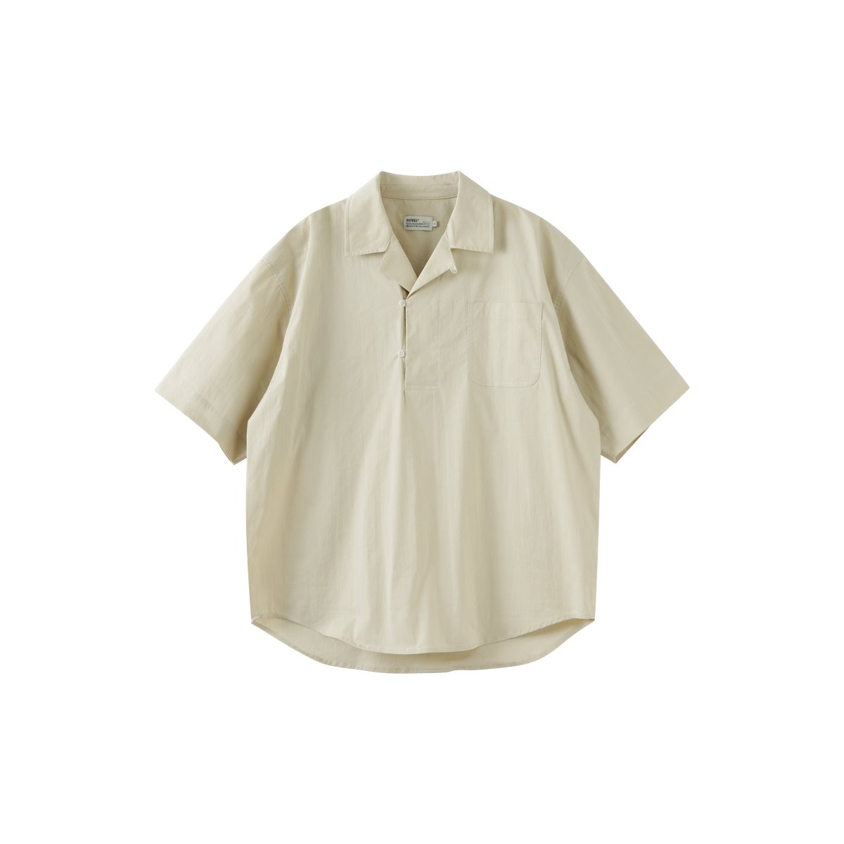 【148g】half open collar shirt N3349 - NNine