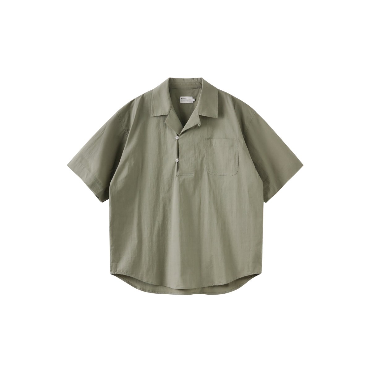 【148g】half open collar shirt N3349 - NNine