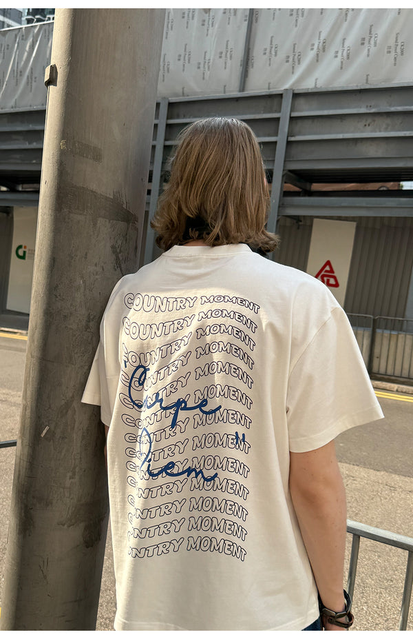【260G】Cleanfit back print t-shirt / バックプリントT  N3669
