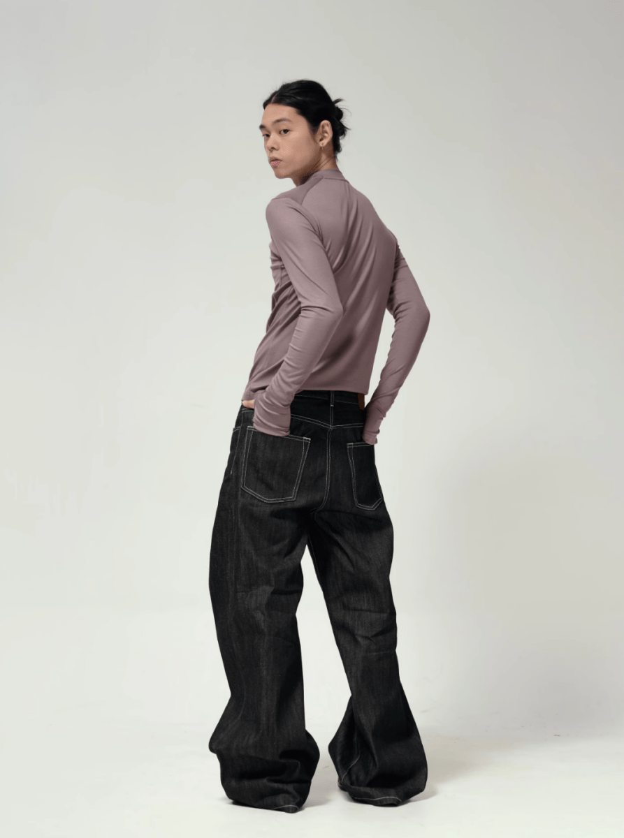 14oz リジッド・ワイドデニムパンツ / denim pants N5612 - ファッション通販NNine（ナイン）