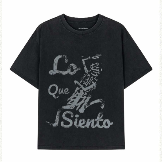 クラックアート・ピグメントTシャツ / Crack Art T N5593