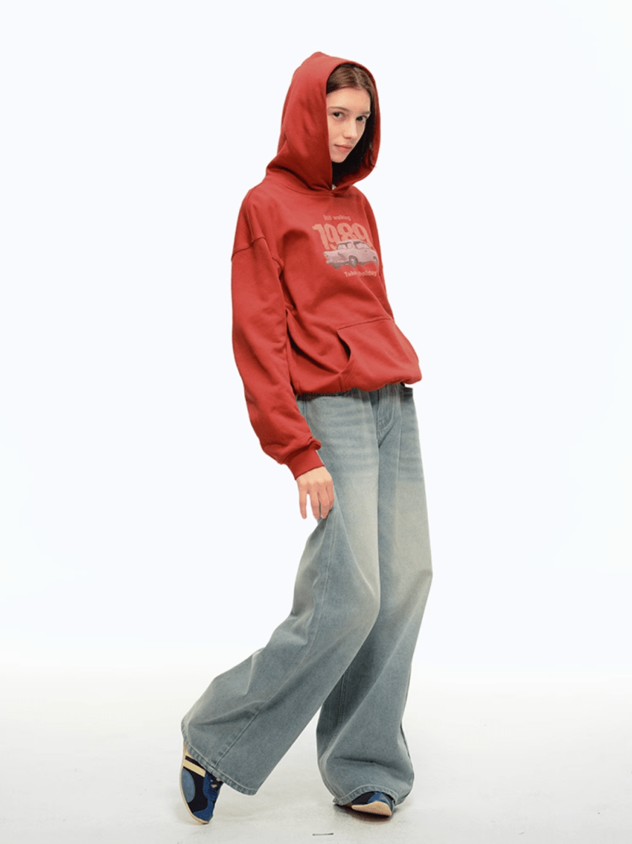 1989 printed hoodie N5136 - ファッション通販 NNine(ナイン)