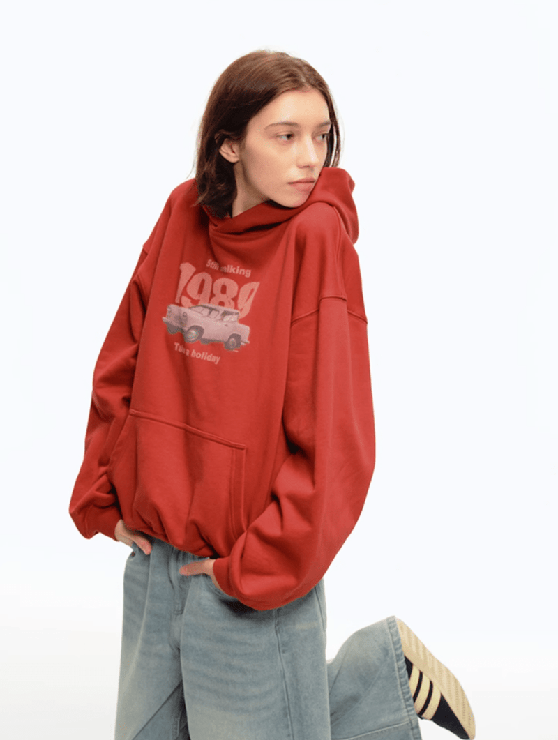 1989 printed hoodie N5136 - ファッション通販 NNine(ナイン)