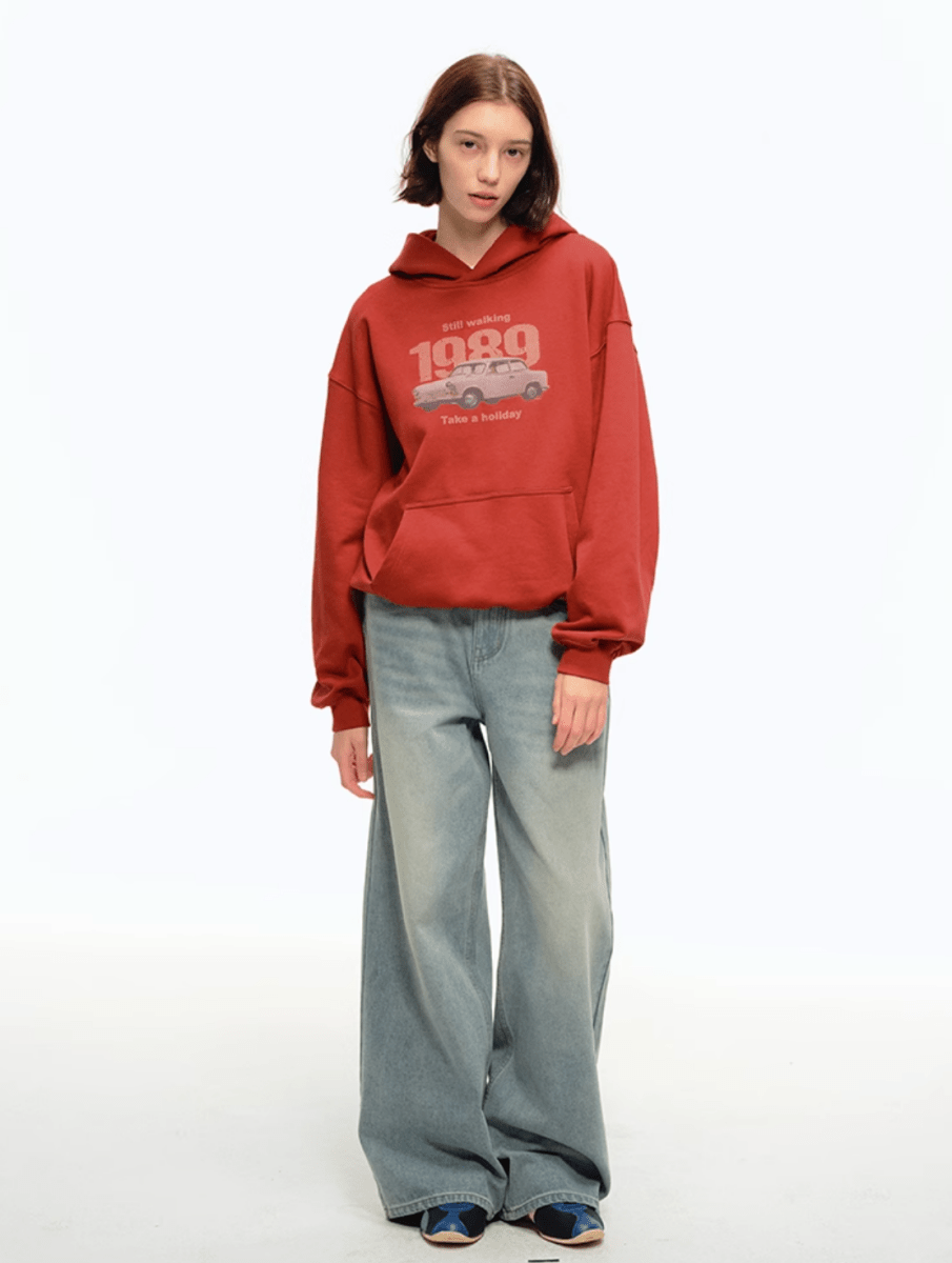 1989 printed hoodie N5136 - ファッション通販 NNine(ナイン)